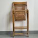 Chaise longue enfant en bambou & hêtre vintage 1950