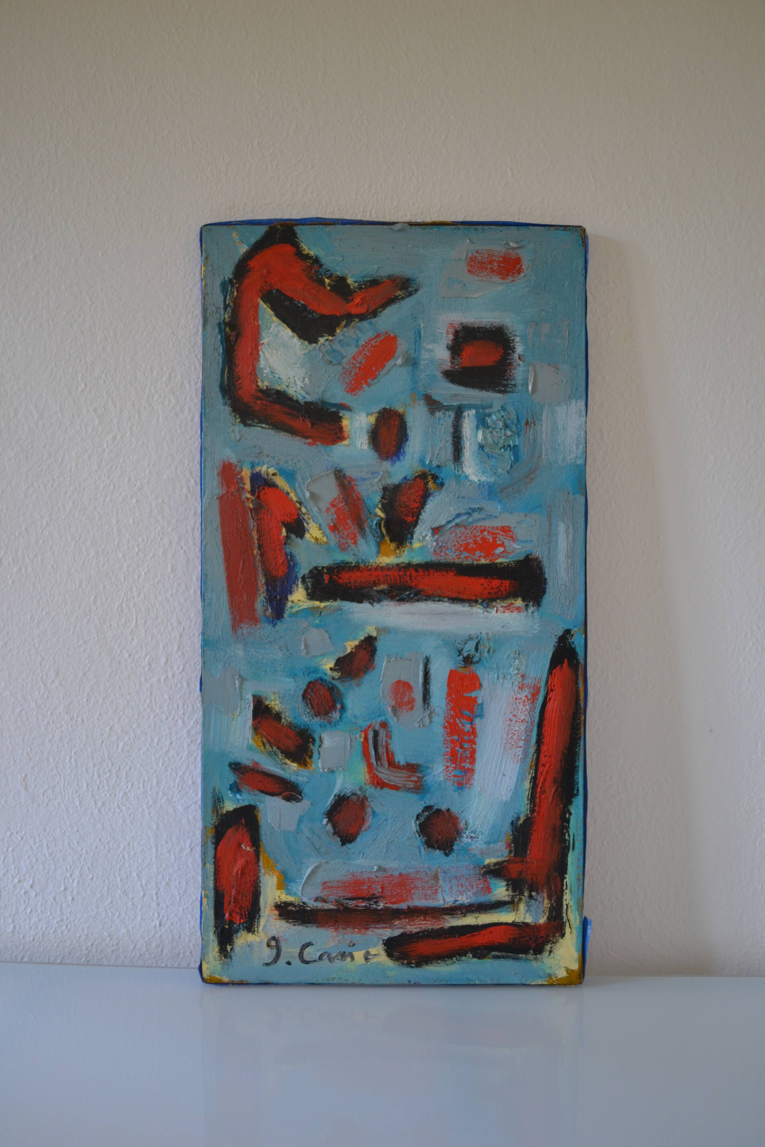 HST abstract painting mid-20th century CoBrA art brut
