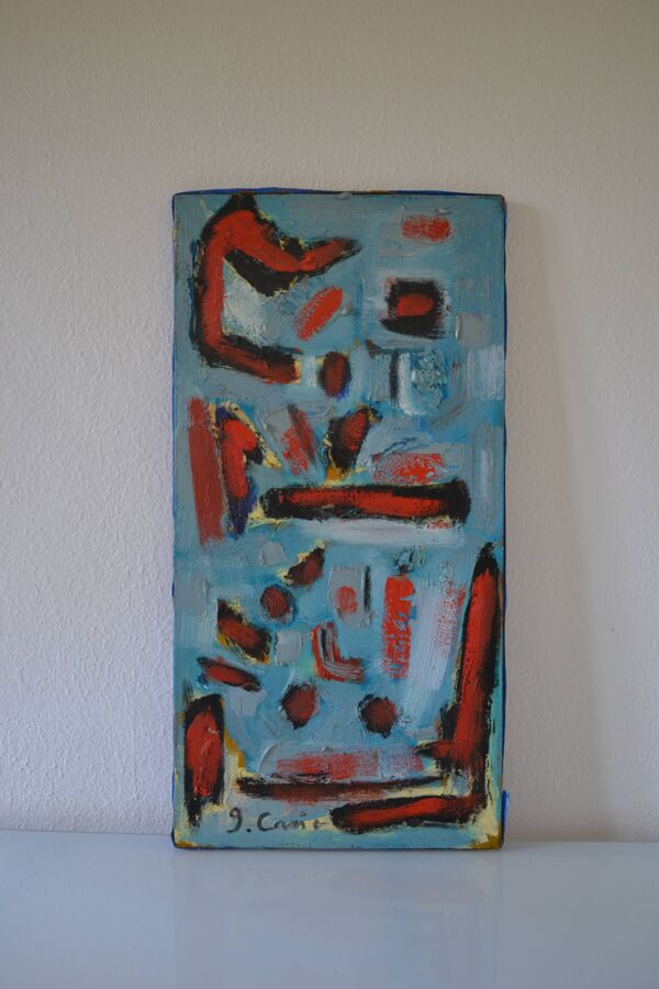 HST peinture abstraite milieu XXème era CoBrA art brut