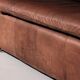 Patinated leather sofa by Gerard van den Berg for Montis, Netherlands, 1970s