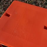 Children's orange table and chair set Progarden Italy