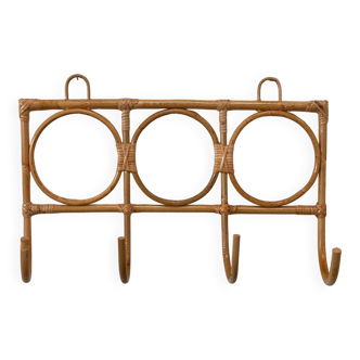 Rattan hook with 3 hooks