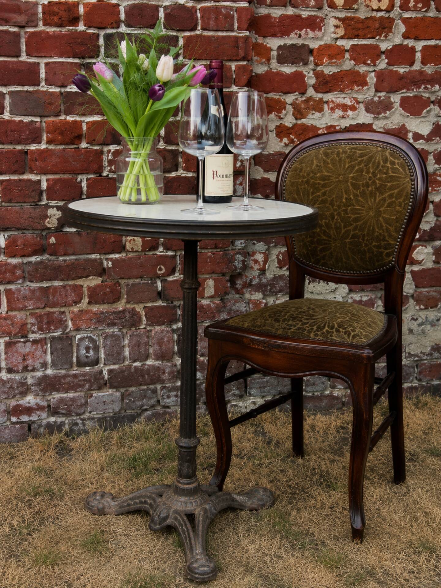 Table de bistrot ancienne