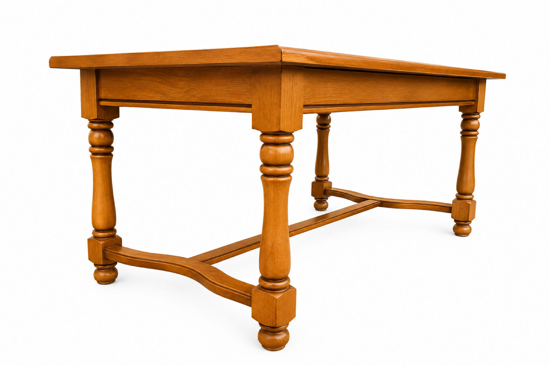 Large solid wood farmhouse table