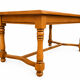 Large solid wood farmhouse table