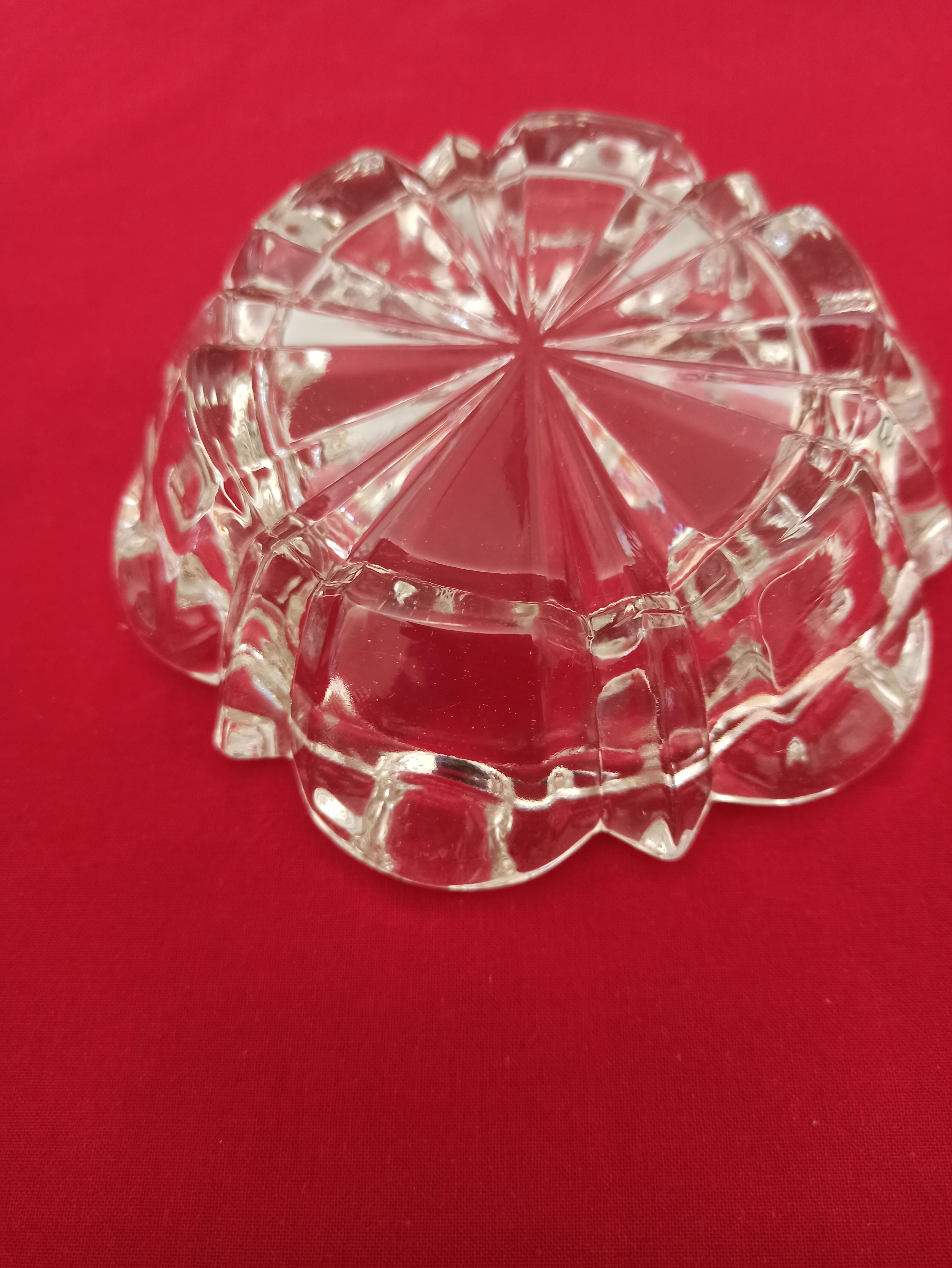 Vintage glass ashtray