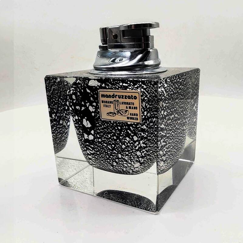 1970 rare Murano glass lighter by Mandruzzato