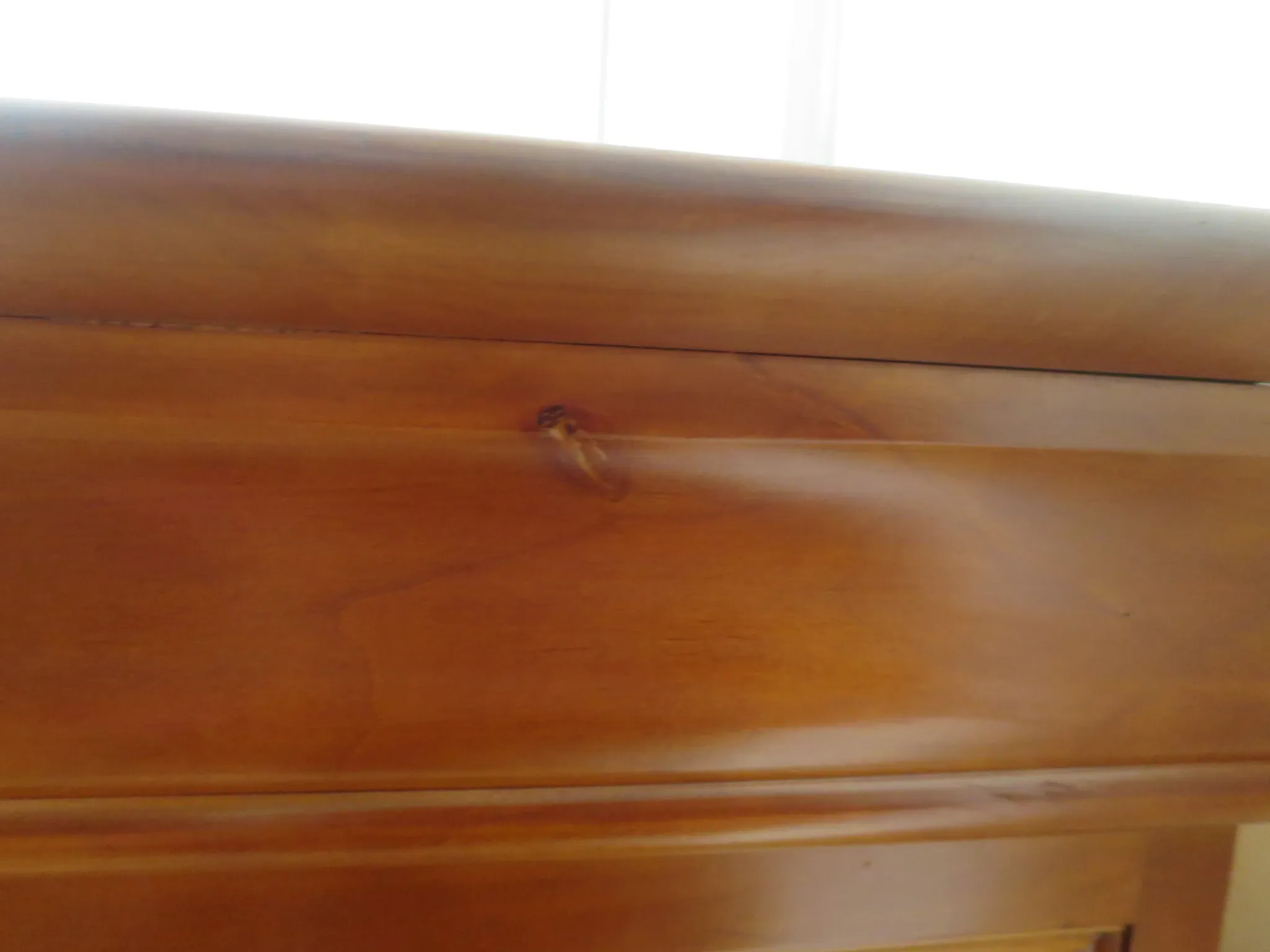 Louis Philippe buffet - 2 drawers - 2 doors - cherry wood - solid wood - dowelled