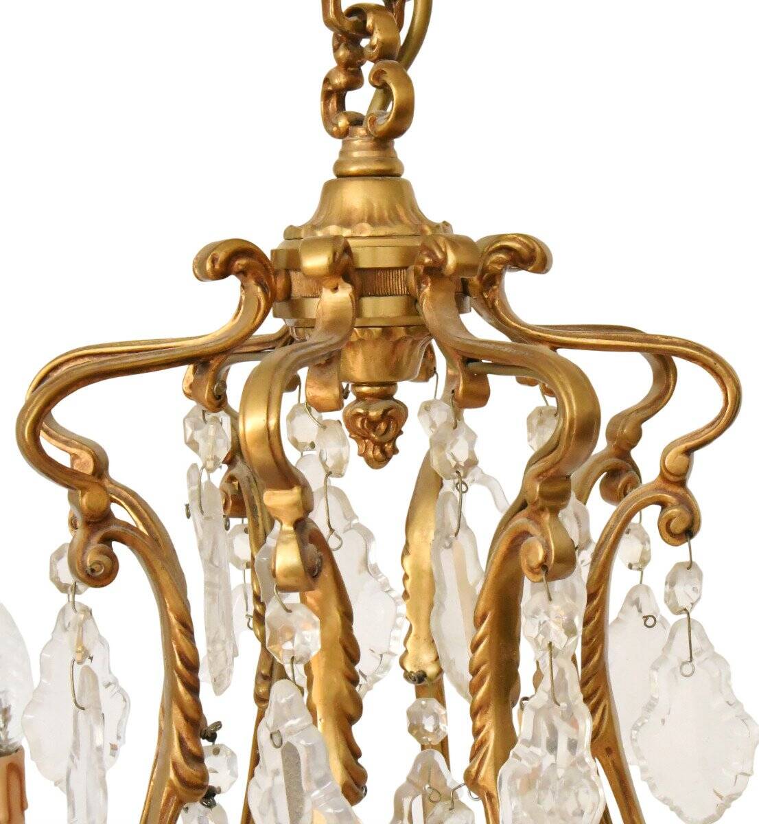 Lustre cage de style Louis XV