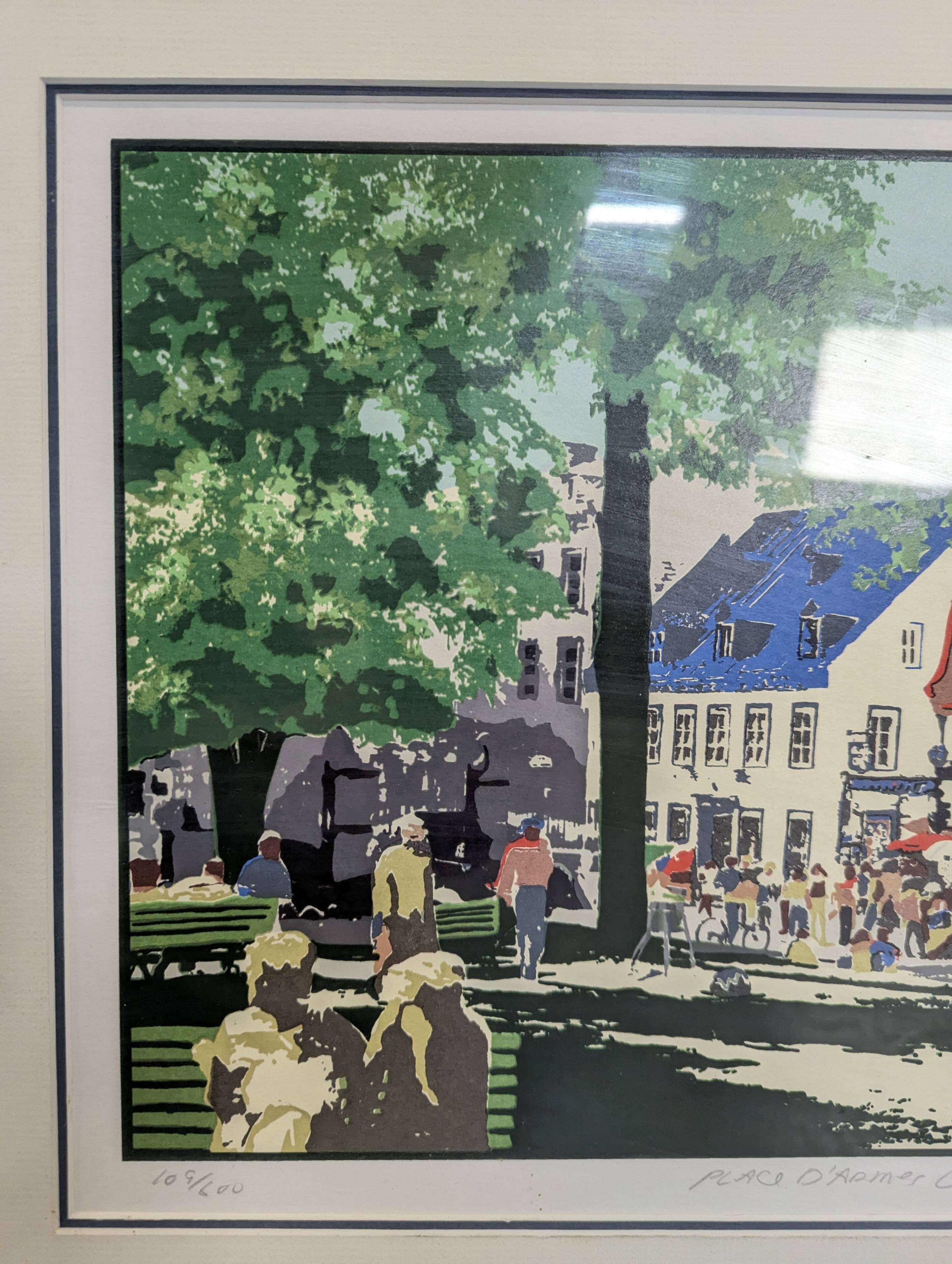 Tableau of Place d'Armes, Quebec