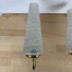 Pair of brass and opaline wall lamps 50s