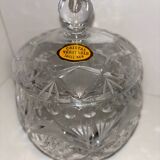 Bonbonnière en cristal ciselé