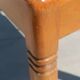 Vintage Scandinavian-style wooden table with drawer, 1950s-60s.