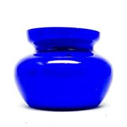 Postmodern vase, blue glass, Poland, 1970s