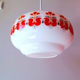 Suspension in opaline screen-printed 1970