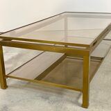 Coffee table Guy LEFEVRE for house JANSEN 1970s