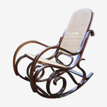 Rocking-chair canné