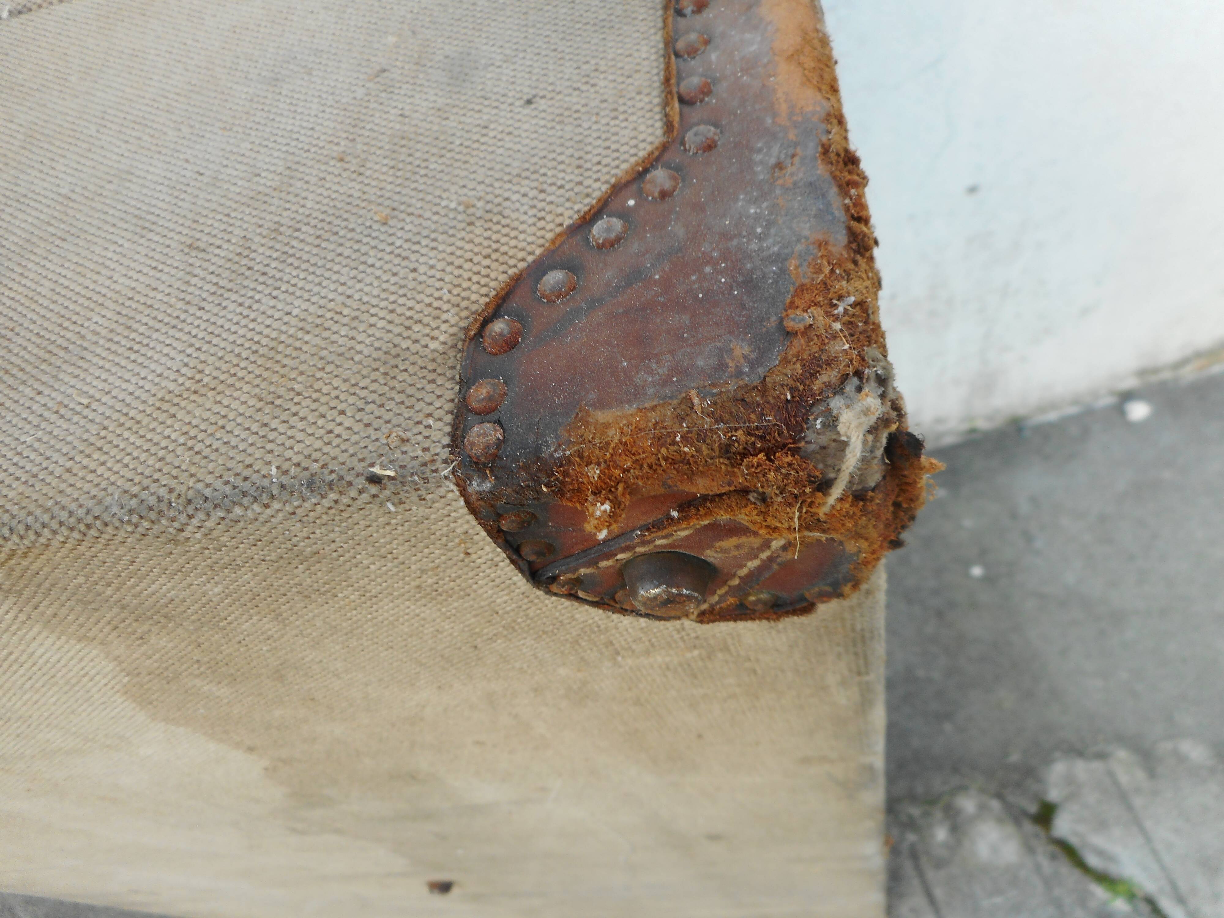 Leather and canvas "Hermes"