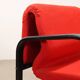Vintage armchair from the 1980s in fabric and foam, Italy.
