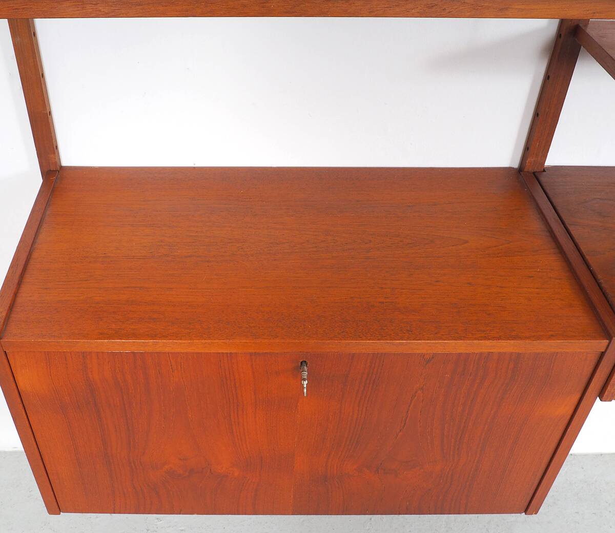 PS System Danish design teak wall system, 1960s