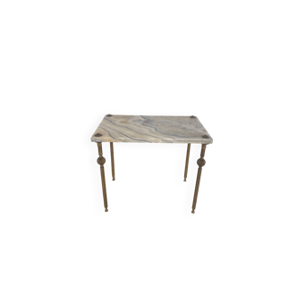 Table d'appoint vintage en marbre, années 1960
