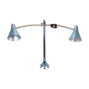 Double s Czechoslovakia 1970 desk lamp