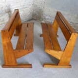 oak community bench, 1950