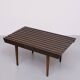 1960's Mid-Century Modern Danish Style Wood Slat Coffee Table or bench