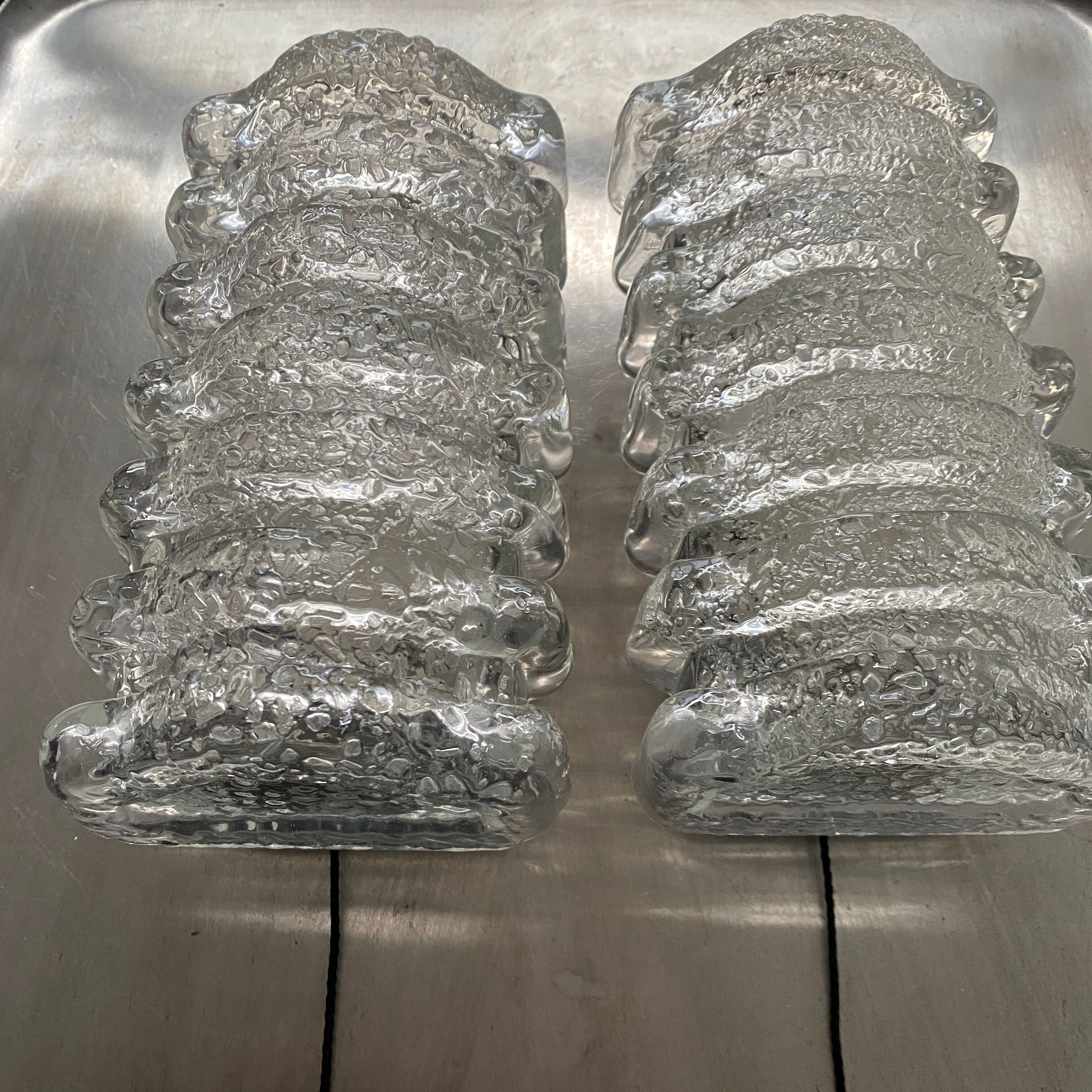 Lot 2 old vintage Limburg wall lamps