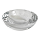 Vintage Vannes crystal round ashtray