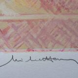 Michel Henry: Bouquet of Poppies, original signed silkscreen print