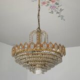 Lustre pampilles à cristaux
