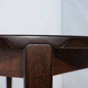 Mid-Century Round Rosewood Dining Table by Henry Rosengren Hansen for Brande Mobel Industry, 1960s