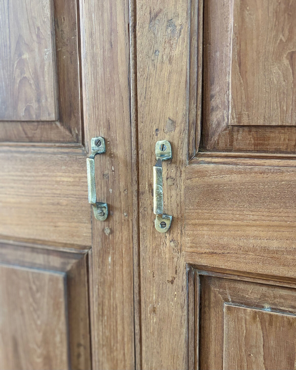 Small Provençal-style oak wardrobe