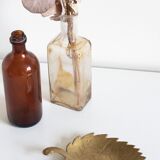 Empty pocket vintage brass sheet