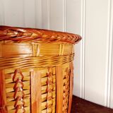 Cache pot osier vintage