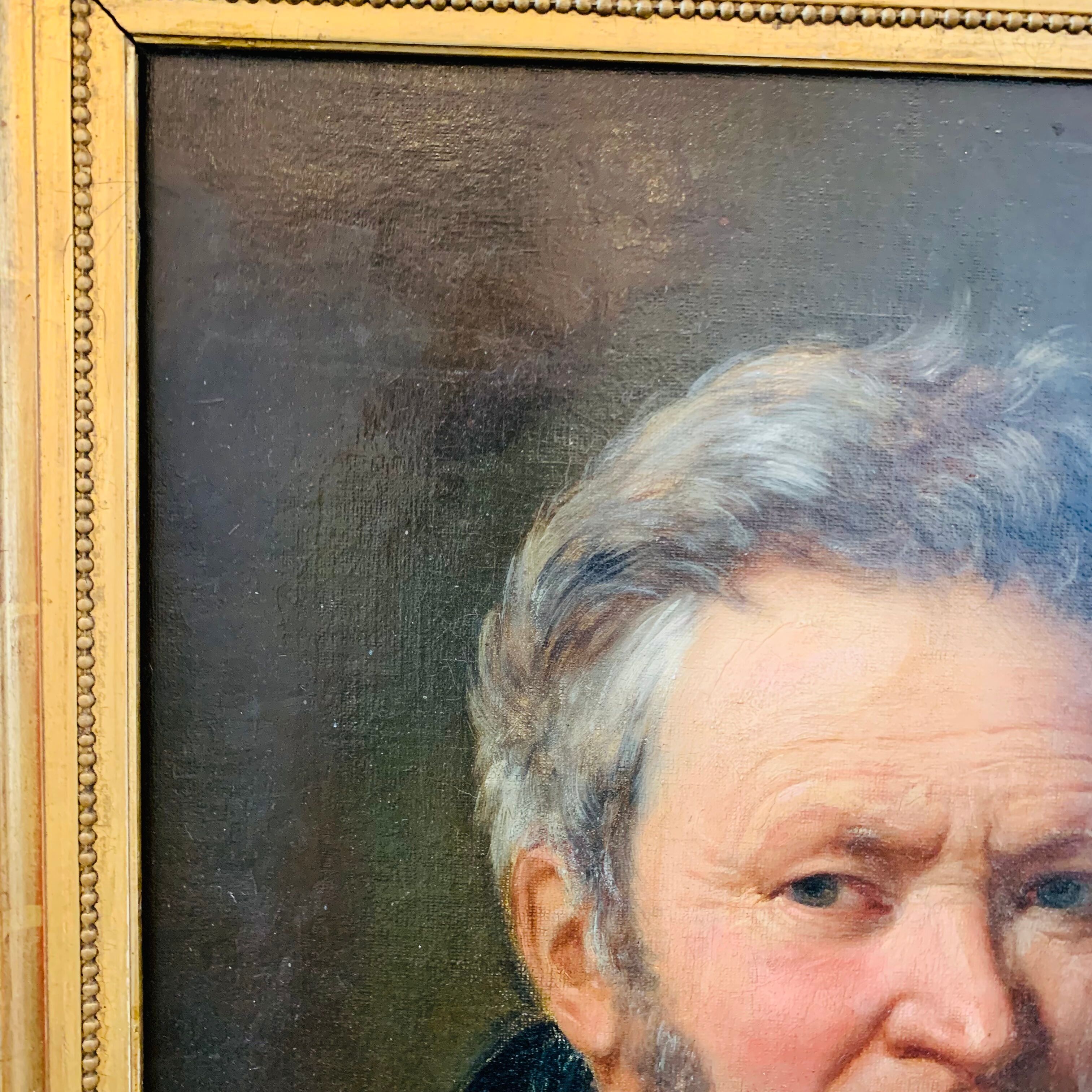 Portrait painting of a man