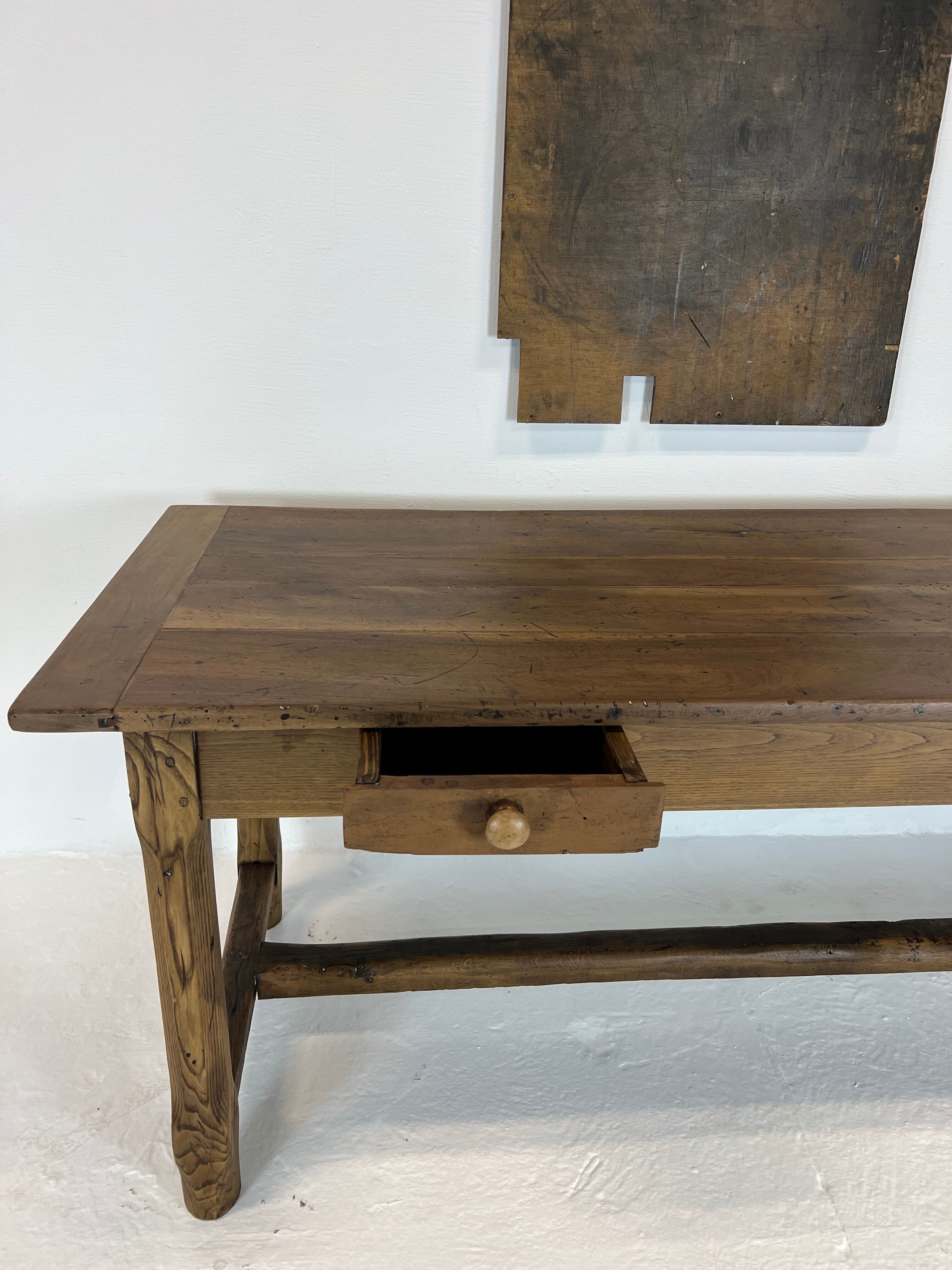 Old oak farmhouse table, 20s