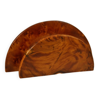 Thuja burl pencil holder