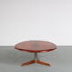 1960s Round wooden coffee table, Netherlands