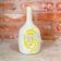 Vase artisanal bouteille Oudm jaune