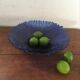 Cobalt blue glass dish
