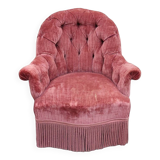 Old Napoleon III toad armchair