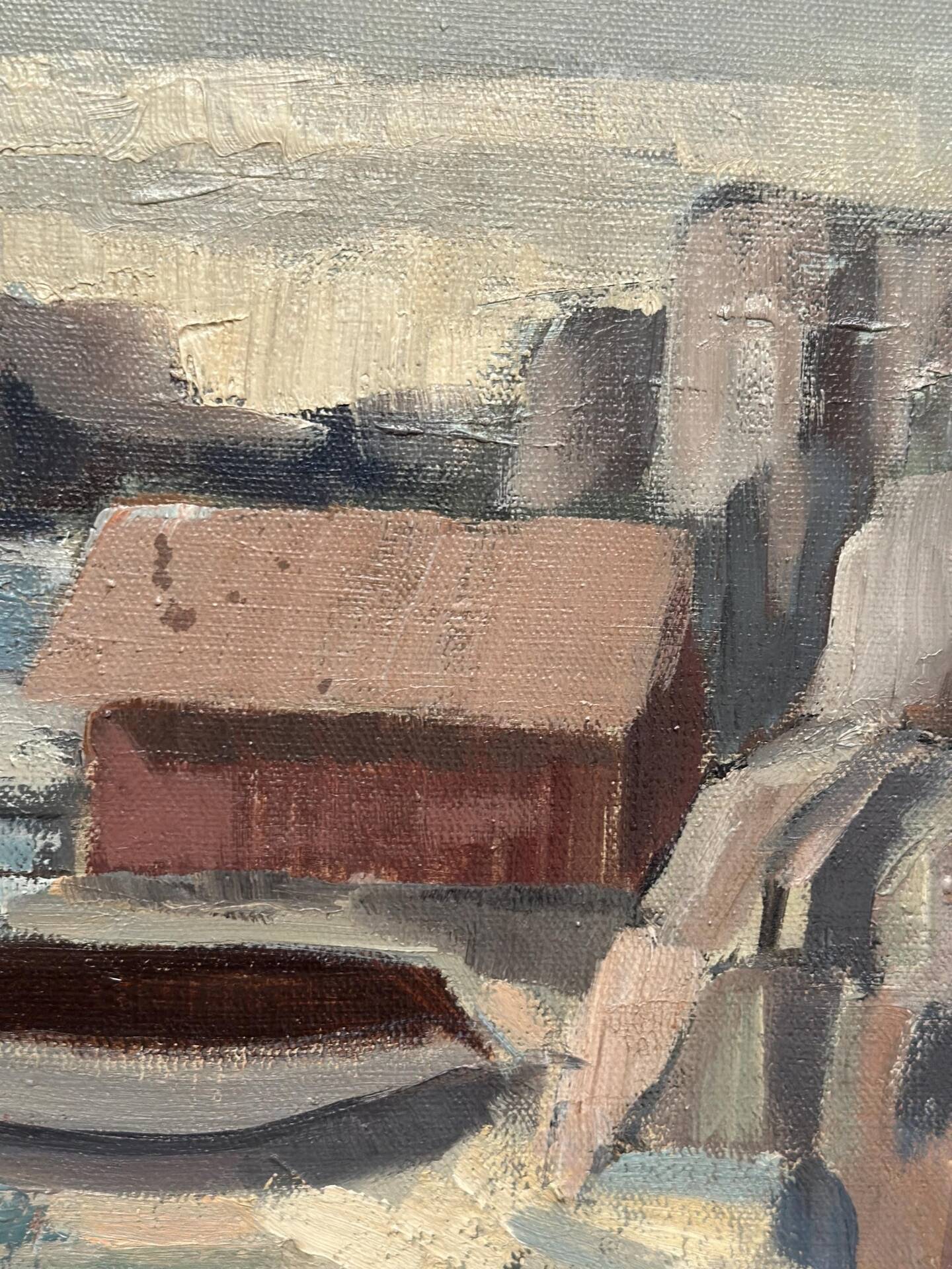 Original Swedish Oil On Canvas – “Seascape” By Gustaf Olsson – Signed – Vintage & Framed – 50 × 30 Cm (19.7" × 11.8")