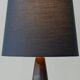 Søholm Danish Modern Stoneware Table Lamp, Brown and Blue Glaze, New Shade
