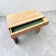 Enfilade basse / bureau en pin massif – Maison Regain, années 70