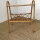 Table porte revue vintage en rotin