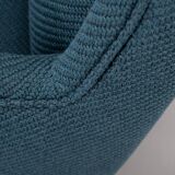Danish reupholstered blue sofa by Johannes Andersen for CFC Silkeborg, 1960s