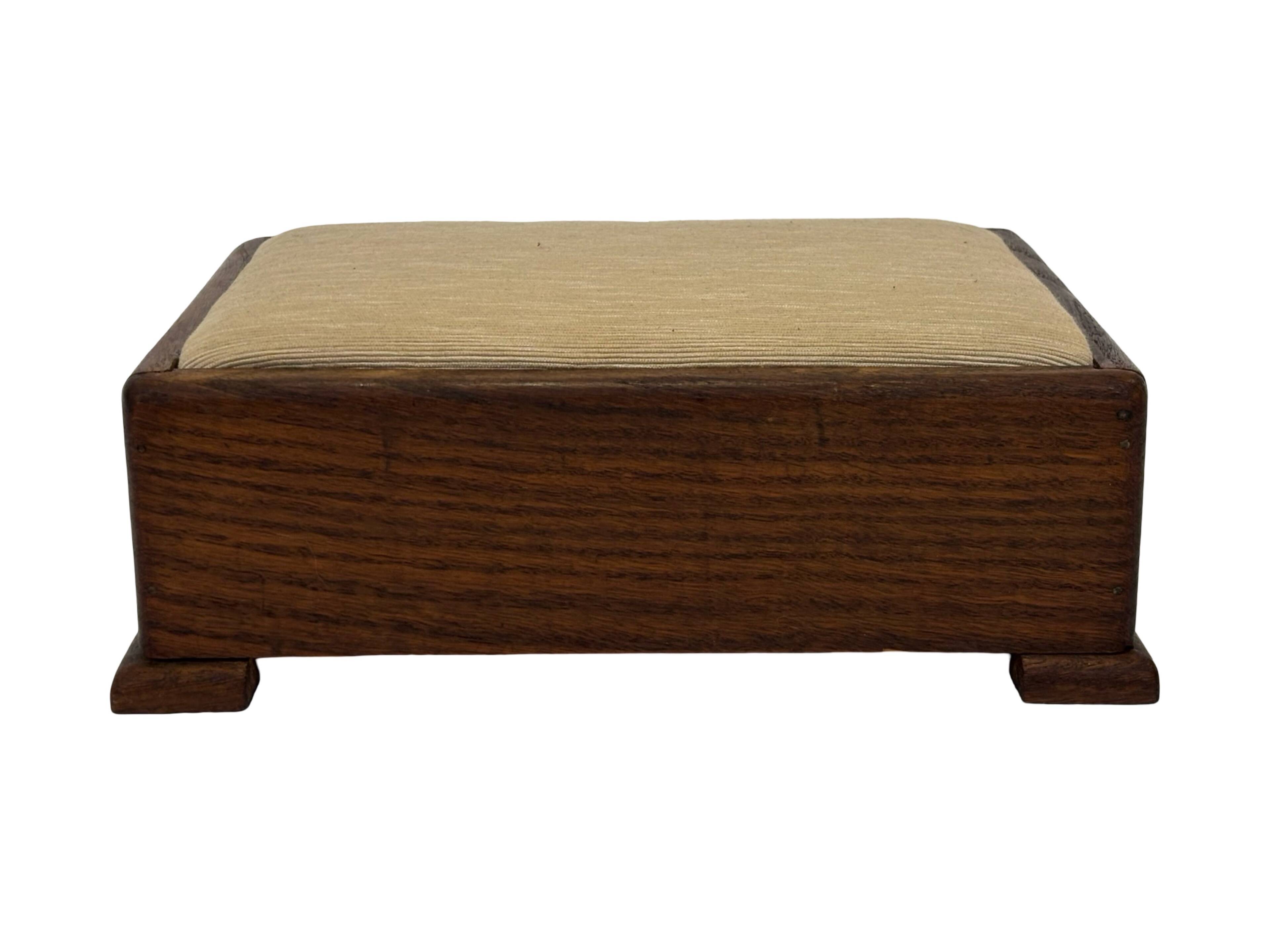 Art Deco footstool foot rest minimalist 30's design
