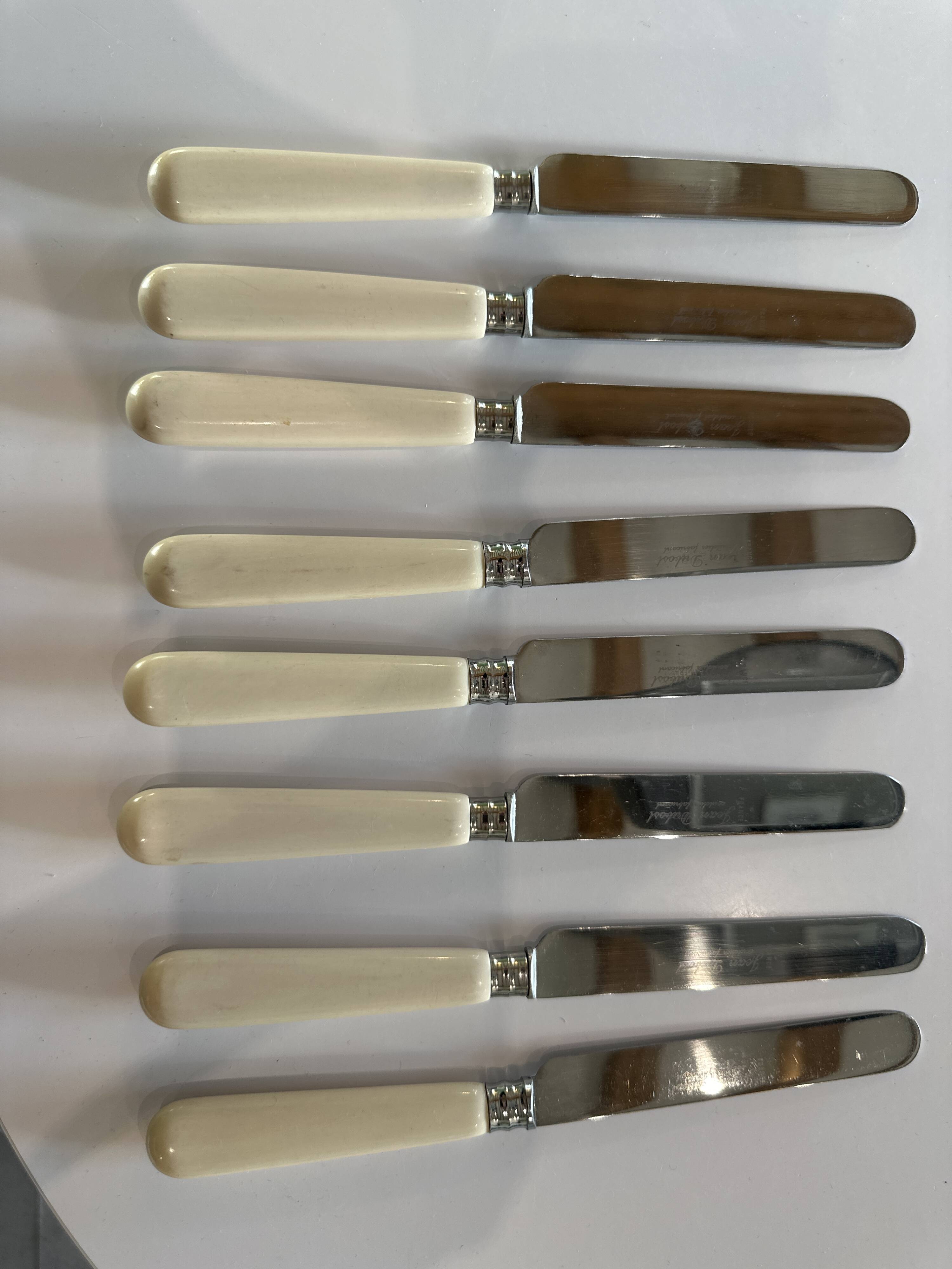 Set of 8 Jean Dubost knives